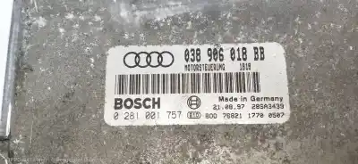 Second-hand car spare part ecu engine control for audi a3 (8l) 1.9 tdi ambiente oem iam references 0281001757  038906018bb