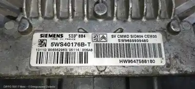 Second-hand car spare part ecu engine control for citroen c2 (jm_) 1.4 hdi oem iam references 5ws40176bt 9647568180 9655939480
