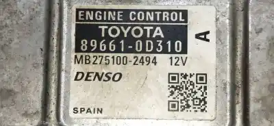 Автозапчасти б/у блок управления двигателем за toyota yaris (ksp9/scp9/nlp9) luna ссылки oem iam mb2751002494  896610d310