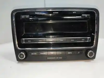 Second-hand car spare part audio system / radio cd for skoda superb combi (3t5) comfort oem iam references bp7648257360