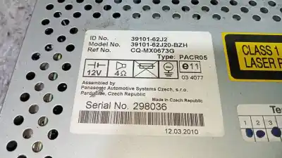 Second-hand car spare part audio system / radio cd for suzuki swift azg (nz) glx oem iam references 3910162j2 cqmx0673g 3910162j20