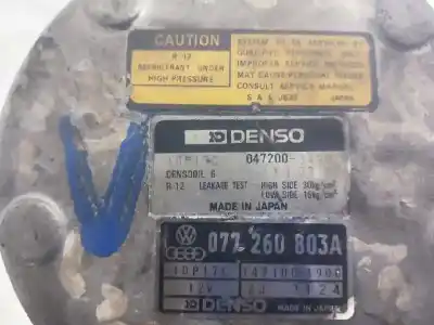 Second-hand car spare part air conditioning compressor for audi 200 (447) 2.2 20v turbo oem iam references 047200 8490  077260803a