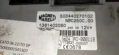 Second-hand car spare part fuse box unit for fiat ducato caja cerrada 33 (06.2006 =>) l1h1 100 multijet oem iam references 503440270102  nbc250c00 1361402080
