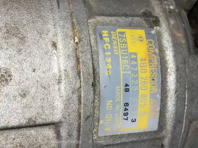 Peça sobressalente para automóvel em segunda mão compressor de ar condicionado a/a a/c por audi s8 (d2) 4.2 referências oem iam 4b0260805b  447220817
