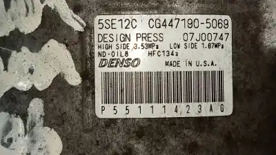 Second-hand car spare part air conditioning compressor for dodge caliber s oem iam references cg4471905069  07j00747