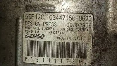Second-hand car spare part air conditioning compressor for dodge caliber s oem iam references 4471500620  