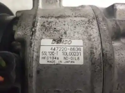 Автозапчастина б/у компресор кондиционера для fiat stilo (192_) 1.6 16v (192_xb1a) посилання на oem iam 4472208636  5sl12ct