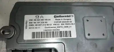 Gebrauchtes Autoersatzteil start/stop steuergerät zum peugeot 308 1.6 16v e-hdi fap oem-iam-referenzen 9802096780 dtmcem01 a2c5342774501 9679123280 9805721280