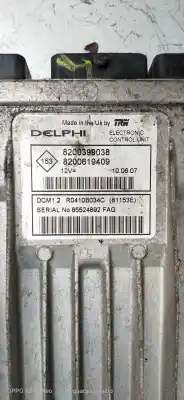 Second-hand car spare part ecu engine control for renault modus pack dynamique oem iam references r0410b034c 8200619409 8200399038