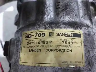 Peça sobressalente para automóvel em segunda mão compressor de ar condicionado a/a a/c por jaguar xj6/12 3.2 cat referências oem iam sd7097543  7543