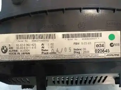 Second-hand car spare part multifunction display for bmw serie 5 touring (e61) 525d oem iam references 65826962425 696242502t al6004 65826971415