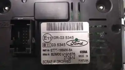 Peça sobressalente para automóvel em segunda mão display gps / multimídia por ford fiesta (cb1) * referências oem iam et7t18b955ba  b2m00v191676