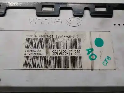 Tweedehands auto-onderdeel multifunctioneel display voor citroen c2 vtr oem iam-referenties 9647409477  216694657b