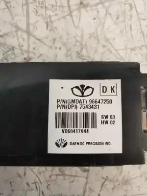 Second-hand car spare part multifunction display for chevrolet epica lt oem iam references 96647250  7543431