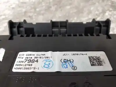 Second-hand car spare part multifunction display for opel astra j lim. cosmo oem iam references 13267984  565412769