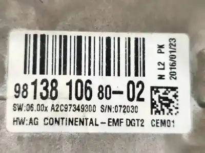 Second-hand car spare part multifunction display for citroen c4 lim. feel oem iam references 981381068002  a2c97349300