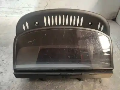 Second-hand car spare part multifunction display for bmw serie 6 coupe (e63) 635d oem iam references 65829151975