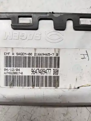 Second-hand car spare part multifunction display for citroen c2 furio oem iam references 9647409477  216694657