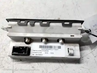 Peça sobressalente para automóvel em segunda mão display gps / multimídia por citroen c2 sx referências oem iam 9647409477  216694657