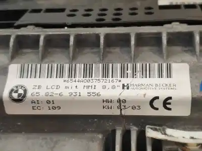 Second-hand car spare part multifunction display for bmw serie 7 (e65/e66) 735i oem iam references 65826931556  