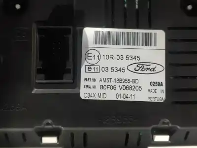 Tweedehands auto-onderdeel multifunctioneel display voor ford focus turn. (cb8) titanium oem iam-referenties am5t18b955bd  