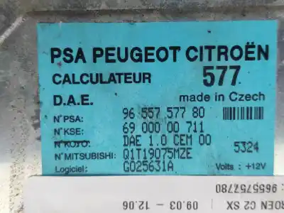 Second-hand car spare part steering control unit for citroen c2 sx oem iam references 9655757780 6900000711 q1t19075mze 577