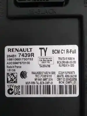 Second-hand car spare part comfort module for renault talisman intens oem iam references a2c9987670100 16810661750752 284b17439r ty