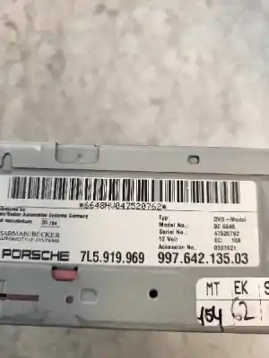 Second-hand car spare part dvd system for porsche cayenne (typ 9pa) básico oem iam references 7l5919969  99764213503