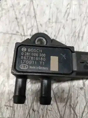Peça sobressalente para automóvel em segunda mão sensor de pressão por citroen c4 lim. feel referências oem iam 0281006300 170911t1 9677816180
