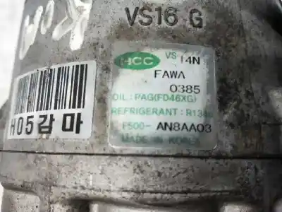 Peça sobressalente para automóvel em segunda mão compressor de ar condicionado a/a a/c por kia cee´d emotion referências oem iam an8aa03  fd46xg f500