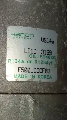 Second-hand car spare part air conditioning compressor for kia cee´d x-tech oem iam references f500jdccf03  