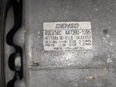 Автозапчастина б/у компресор кондиционера для lexus is200 (ds2/is2) 220d посилання на oem iam 4472601295 04j00953 6seu16c