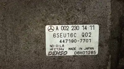 Pezzo di ricambio per auto di seconda mano compressore aria condizionata per mercedes-benz clase a (w169) a 180 cdi (169.307) riferimenti oem iam 4471907701  a0022301411