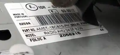 Pezzo di ricambio per auto di seconda mano impianto audio / radio cd per ford fiesta (ccn) trend riferimenti oem iam am5t18c815pk  