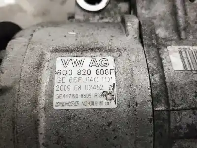 Second-hand car spare part air conditioning compressor for skoda fabia (5j2 ) 1.4 tdi 69 cv / 51 kw oem iam references 4471908899 6seu14ctd1 6q0820808f