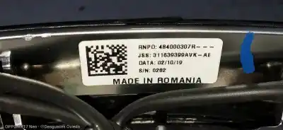 Second-hand car spare part steering wheel for dacia duster ii comfort oem iam references 484000307r  