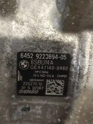 Second-hand car spare part air conditioning compressor for bmw x1 (e84) xdrive 18d oem iam references ge4471400460 6sbu14a 6452922369405