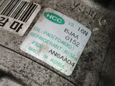 Second-hand car spare part air conditioning compressor for kia cee´d active oem iam references f500an6aa04  