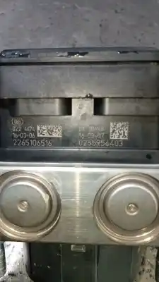 Peça sobressalente para automóvel em segunda mão abs por renault clio iv dynamique referências oem iam 0265255794 2265106516 0265956403 476601203r