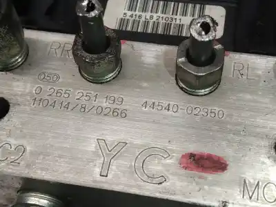 Peça sobressalente para automóvel em segunda mão abs por toyota auris active referências oem iam 0265251199 0265951659 4454002350