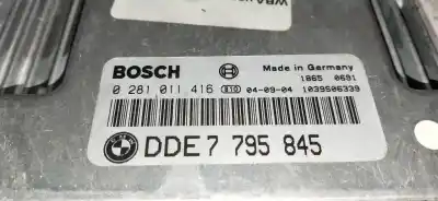 Second-hand car spare part ecu engine control for bmw serie 1 berlina (e81/e87) 120d oem iam references 0281011416  dde7795845