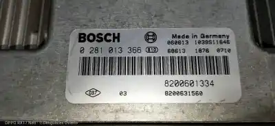 Pezzo di ricambio per auto di seconda mano centralina motore per renault megane ii berlina 5p dynamique riferimenti oem iam 0281013366 8200631560 8200601334
