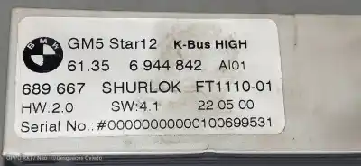 Second-hand car spare part electronic module for bmw serie 3 coupe (e46) 320 cd oem iam references 61356944842  