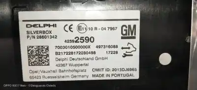 Автозапчасти б/у электронный модуль за opel mokka x innovation start/stop ссылки oem iam 42592590 28601342 497316088