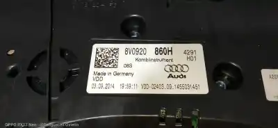 Peça sobressalente para automóvel em segunda mão quadrante por audi a3 (8v) ambiente referências oem iam 8v0920860h  