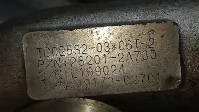Peça sobressalente para automóvel em segunda mão turbocompresor por hyundai i30 (gd) classic referências oem iam 282012a730 td025s203 4917302701
