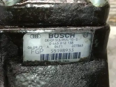 Second-hand car spare part injection pump for opel corsa d cmon oem iam references 0445010138  55198933