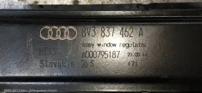 Second-hand car spare part passenger side right window regulator for audi a3 (8v) ambiente oem iam references   