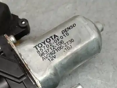 Автозапчастина б/у регулятор вікна передній лівий для toyota yaris (ksp9/scp9/nlp9) básico посилання на oem iam 857020f010  983712100