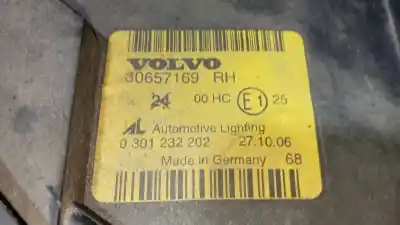 İkinci el araba yedek parçası sag far için volvo c30 d5 kinetic oem iam referansları 30657169  0301232202